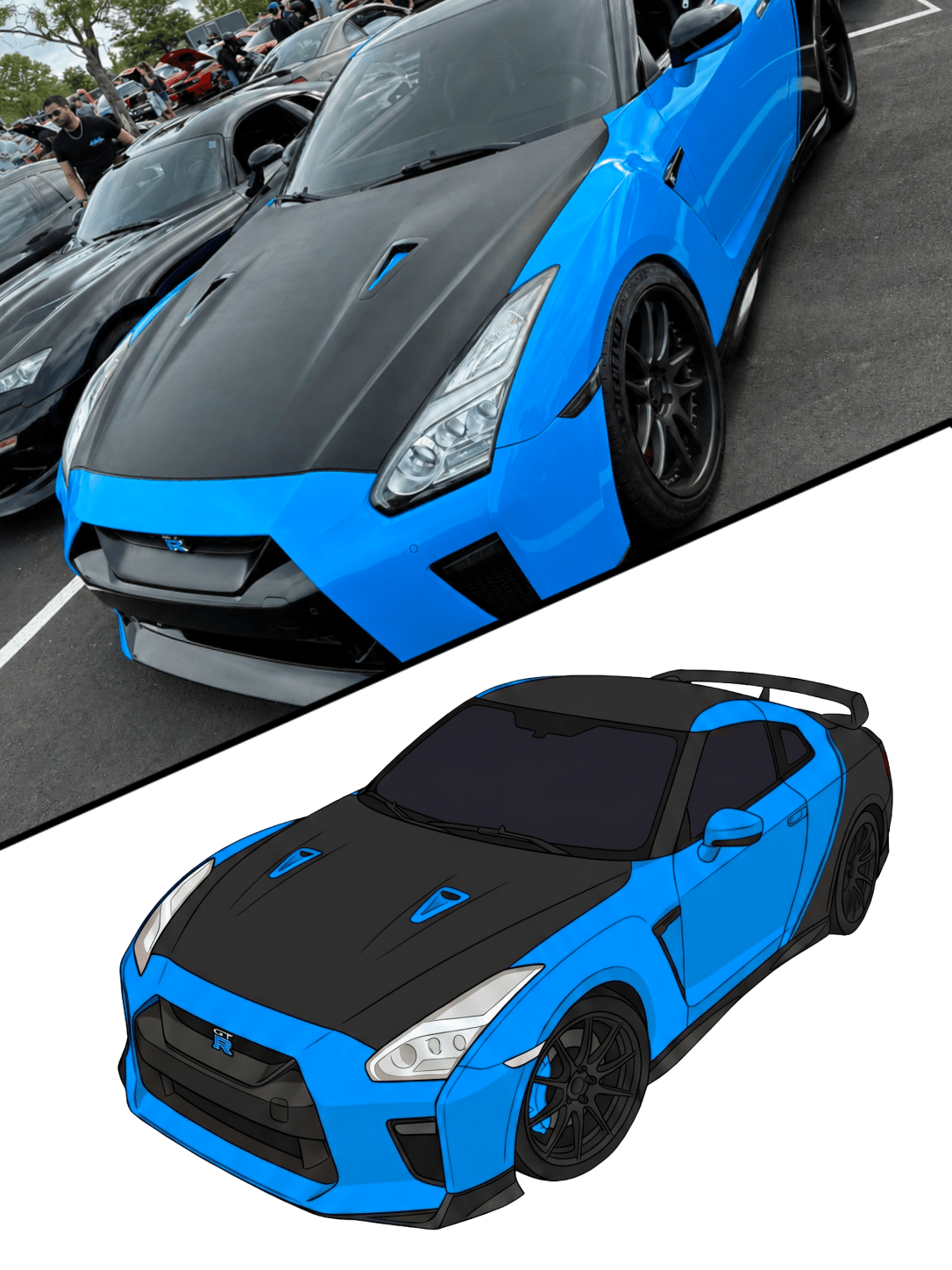 Your Custom Car Keychain - RevLab